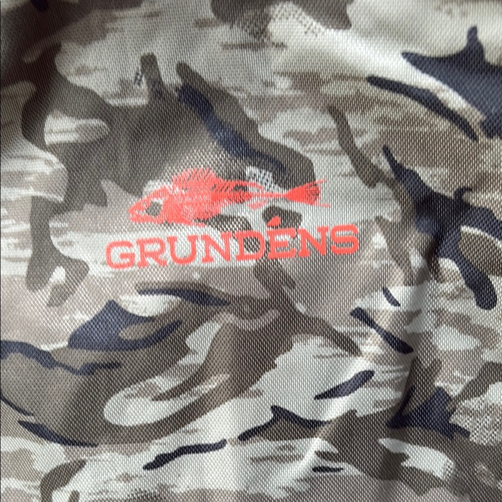 Grundens Neptune Hooded Camouflage Fishing Jacket. Size 4XL. Excellent Condition - Picture 2 of 7